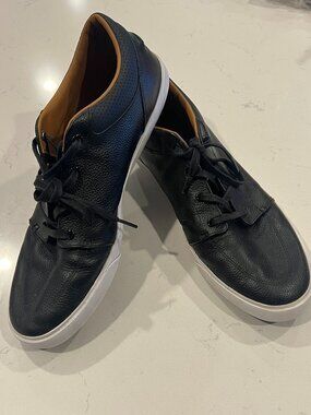 Lacoste Bayliss Vulc PRM Leather Sneakers Men’s Size 12 Black Casual Shoes